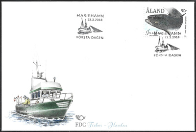 FDC Åland 2018  Kaloja  LaPe ÅL 440