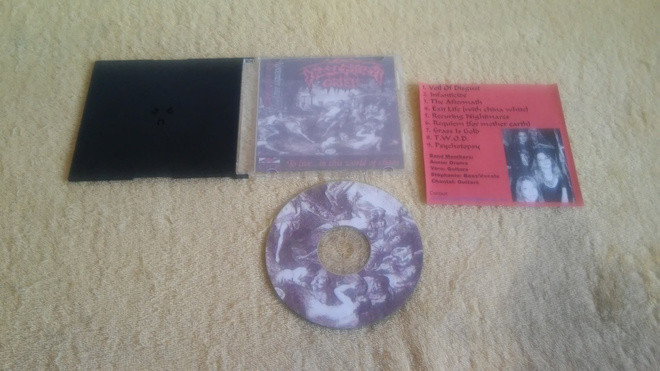 NOVEMBER GRIEF - To Live... In This World Of Chaos CDr