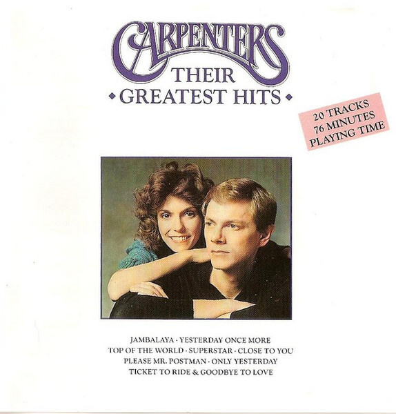 Carpenters - Their Greatest Hits (CD) HYVÄ KUNTO!!