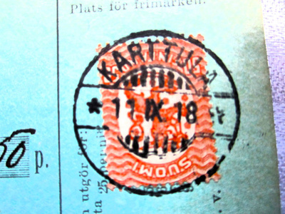 1918 Karttula postiosoitus