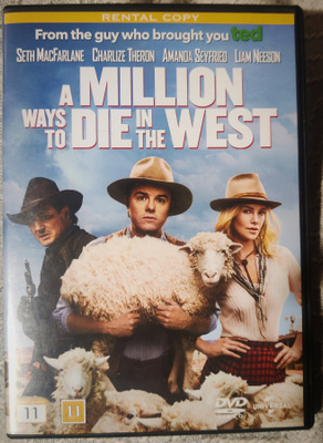 Seth MacFarlane :  A MILLION WAYS TO DIE IN THE WEST *DVD*