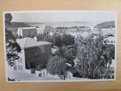 VANHA Postikortti Lahti 1950-l Alkup. Mallikappale