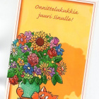 "ONNITTELUKUKKIA JUURI SINULLE!" -KORTTI /Papron - pikkukuva 1