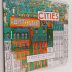 Fantastic Cities : A Coloring Book of Amazing Places Real... - pikkukuva 1