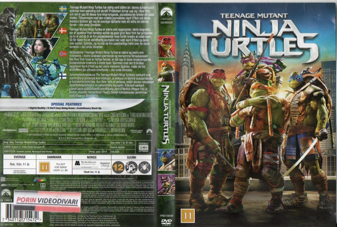 TEENAGE MUTANT NINJA TURTLES (2014)	(36 833)	k	-FI-	DVD