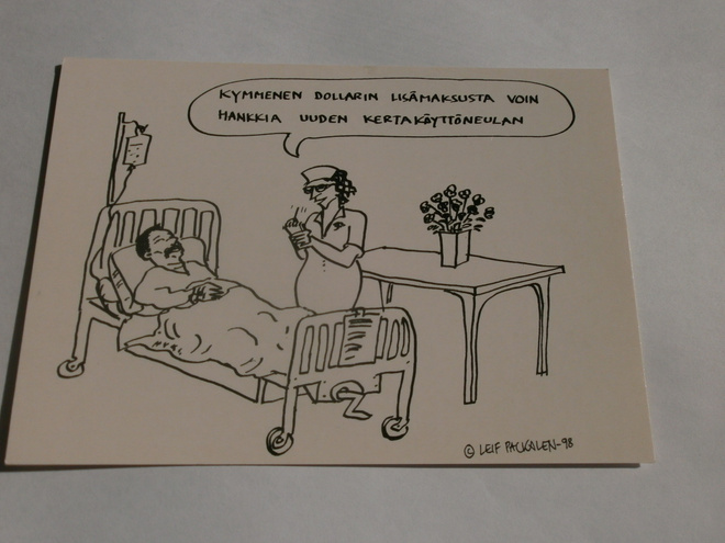 Leif Packalén: Maksullista terveydenhuoltoa. ei p.