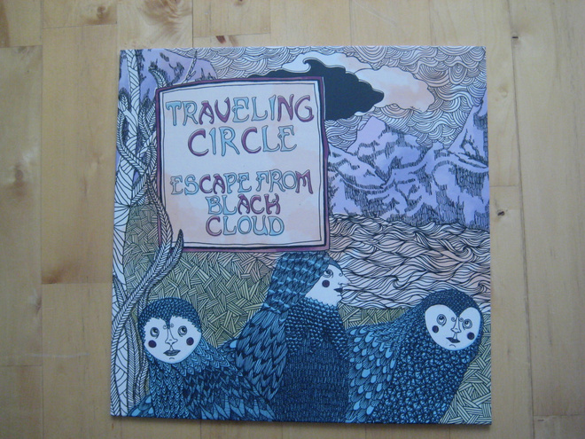 TRAVELING CIRCLE - ESCAPE FROM BLACK CLOUD  lp