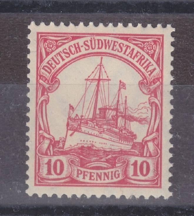 Saksan lounaisafrikka Mi 26 postituoreena.