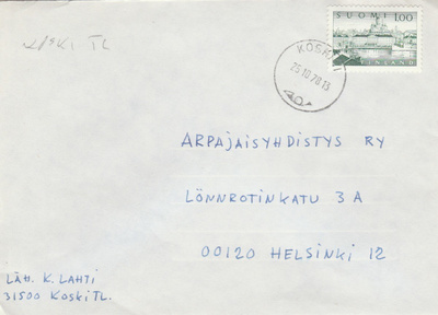 Postileima, KOSKI TL