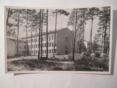 VANHA Postikortti Kotka 1950-l Alkup.Mallikappale