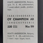 Champion Jääkiekkosarja # 119 - pikkukuva 2