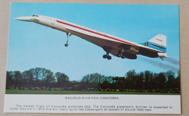 BAC/SUD Aviation Concorde neitsytlennolle (prot. 002), ei p,