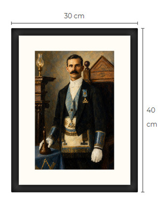 Uusi Vapaamuurari art print kehystetty 30 cm x 40 cm