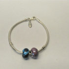 Hopeinen Pandora ranneketju 19,5 cm, 2:lla helalla, 925 - pikkukuva 1