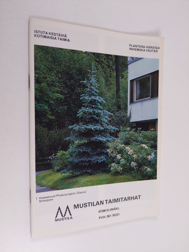 Mustilan taimitarhat : hinnasto