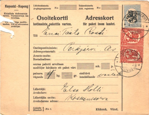 OSOITEK.KOSKENKORVA -PERJÄRVI AS