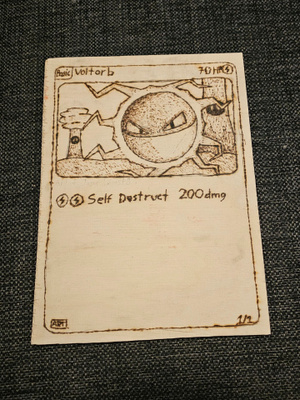 Pokemon aiheinen voltorb vaneritaulu