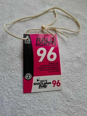 1996 Rallipassi keräilyyn