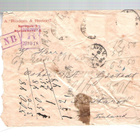 Denmark, heikko kuori 1899, merkit irti, 4, 8, 20 öre ehjät. - pikkukuva 1