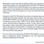 DEAD WRETCHED time to die 1982 ...birmingham uk top classic - pikkukuva 2