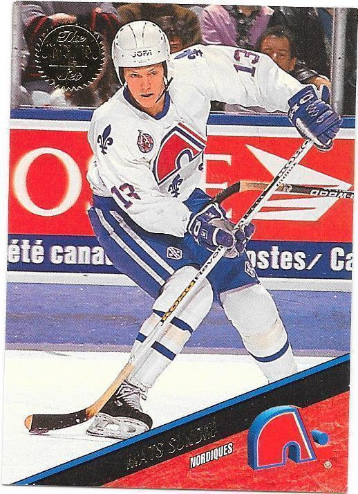 1993-94 LEAF #136 Mats Sundin Quebec Nordiques