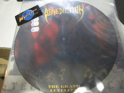 BENEDICTION - GRAND LEVELLER LP KUVALEVY 1.PAINOS SAKSA '91