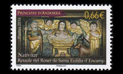 Andorra Fr 783 ** Joulu (2014)