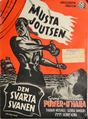 Elokuvajuliste: Musta joutsen (Tyrone Power)