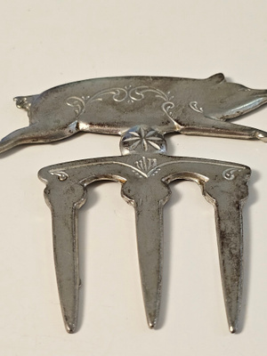 Vintage TENN paahtoleipäteline, possu, 1950–1970-luku