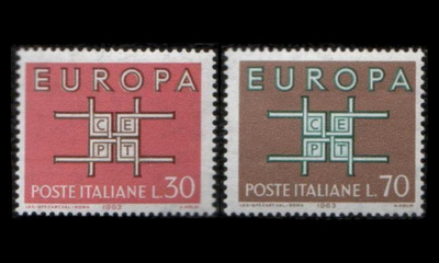 Italia 1149-50 ** Europa (1963)