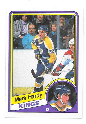 1984-85 OPC #86 Mark Hardy Los Angeles Kings