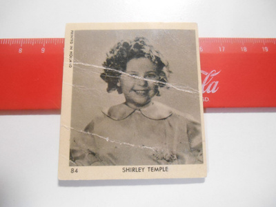 K14  Val Chewing Gum Shirley Temple card 1935# 84