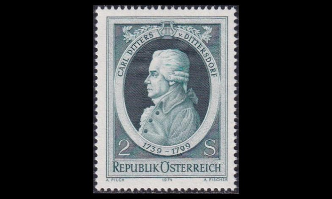 Itävalta 1470 ** Säveltäjä Carl Ditters von Dittersdorf