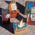 CCCR - Pinssit. Kremli - Moscova- 5 kpl, Hyväkuntoiset. - pikkukuva 2