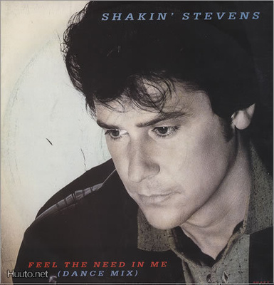 SHAKIN'STEVENS : FEEL THE NEED IN ME : VINYYLI MAXI 12" 1988