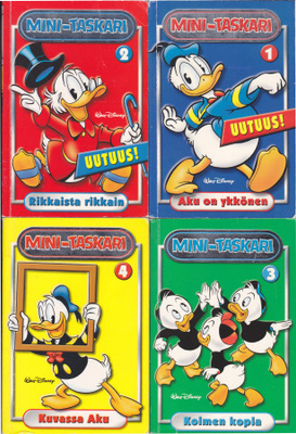 Aku Ankka Mini-taskarit no: 1-17 (koko sarja)