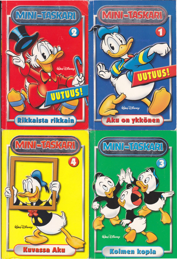 Aku Ankka Mini-taskarit no: 1-17 (koko sarja)