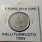 Suomi 2 euro 2019 circ hallitusmuoto 100v - pikkukuva 1