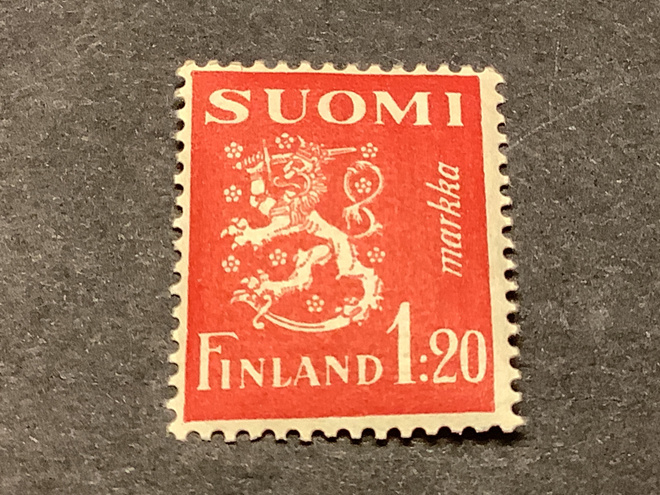 151/ 1930 M30 Leijona punainen 1,20 mk ** postituore