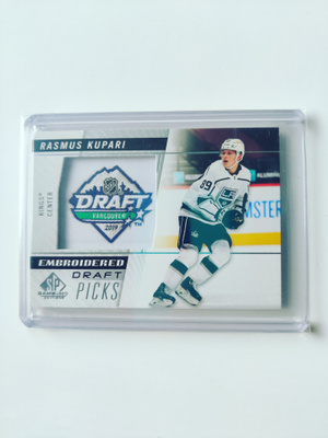 Rasmus Kupari 21-22 SP Game-Used Embroidered Draft Picks