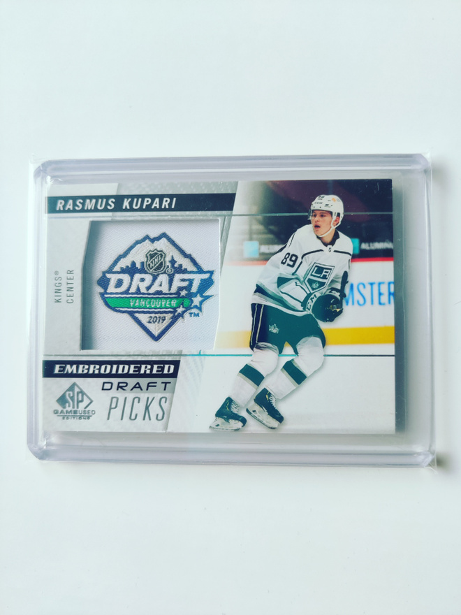 Rasmus Kupari 21-22 SP Game-Used Embroidered Draft Picks