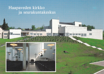 KIRKKOKORTTI - HAAPAVEDEN KIRKKO - 1