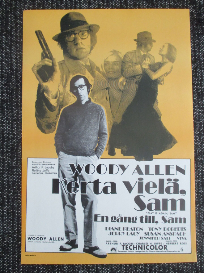 Kerta vielä, Sam (1972) - vanha elokuvajuliste - Woody Allen