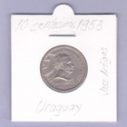 Uruguay 10 Centesimos v.1953 KM#35 - pikkukuva 1