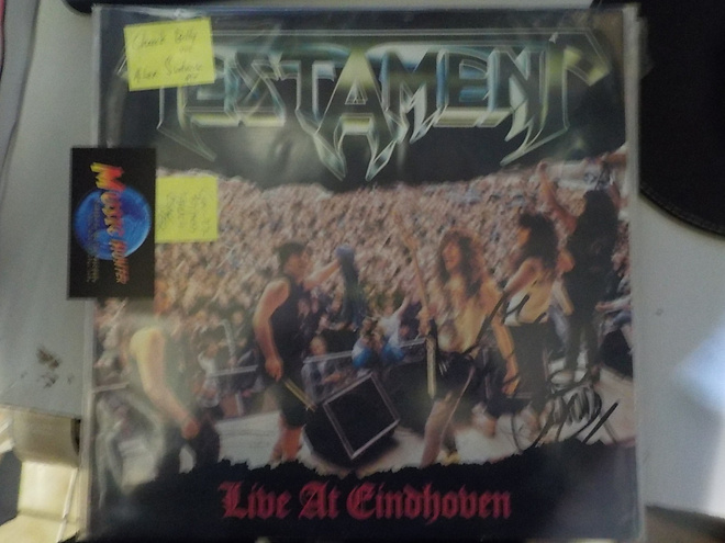 TESTAMENT - LIVE AT EINDHOVEN LP + NIMMARIT CHUCK JA ALEX