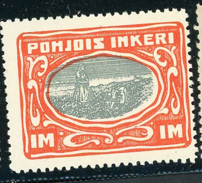 POHJOIS-INKERI II 1 mk * ( Huom. Väärenne)