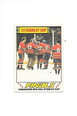 1977-78 OPC #264 Stanley Cup Montreal Canadiens