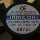 Jamicon 120x120x25 kotelopuhallin - pikkukuva 2