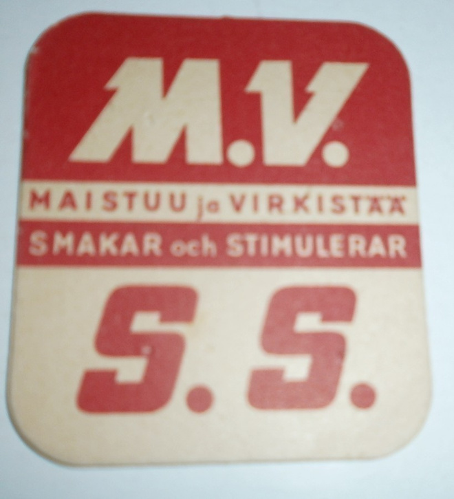 M. V. -kahvi, kortti ¤ 10