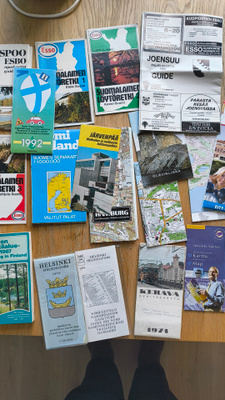 Vintage karttoja 20 kpl+
